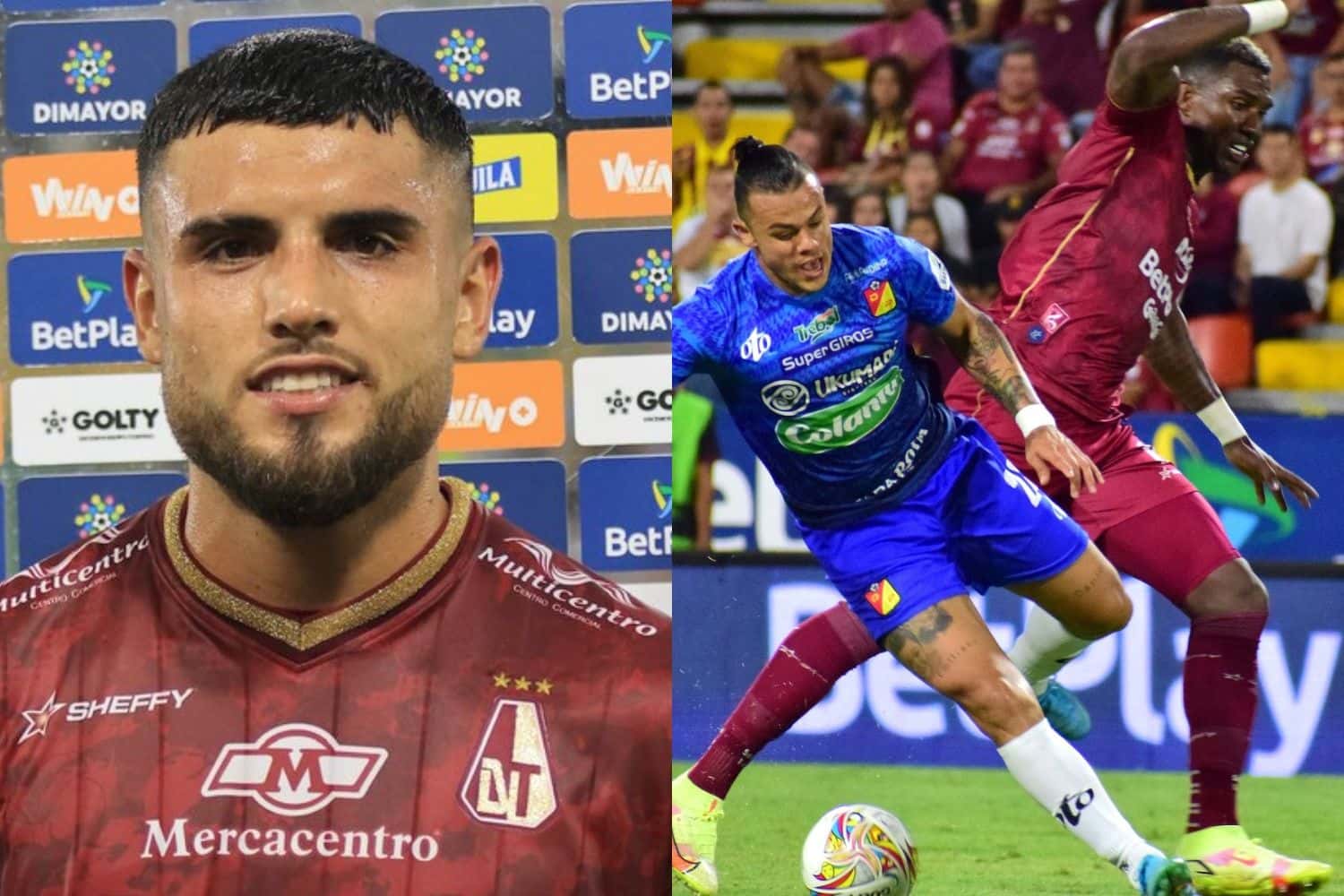 El jugador habló en rueda de prensa tras la derrota 3-1 del Deportes Tolima ante Pereira