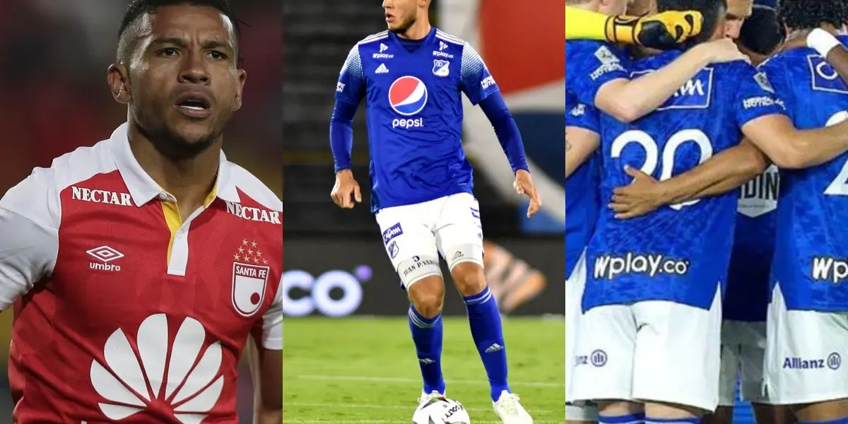 El jugador de Independiente Santa Fe tuvo un gesto con el rival de patio y con Juan Pablo Vargas