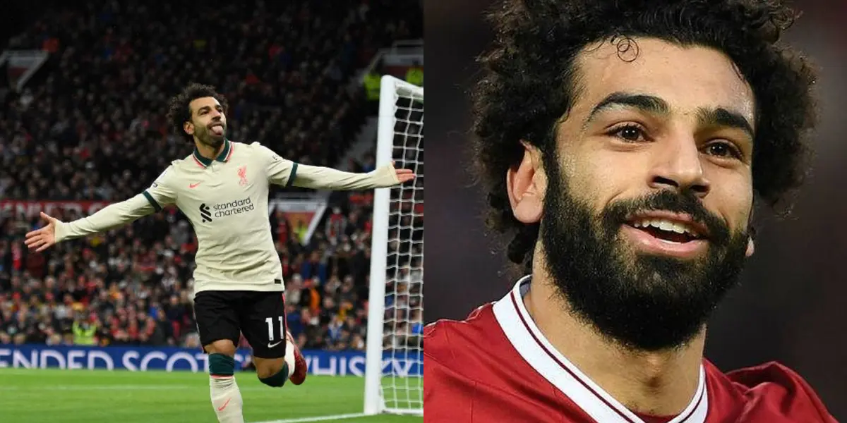 El jugador de la Selección de Egipto tiene un gran presente en Liverpool y comparte en el ataque junto a Luis Díaz.