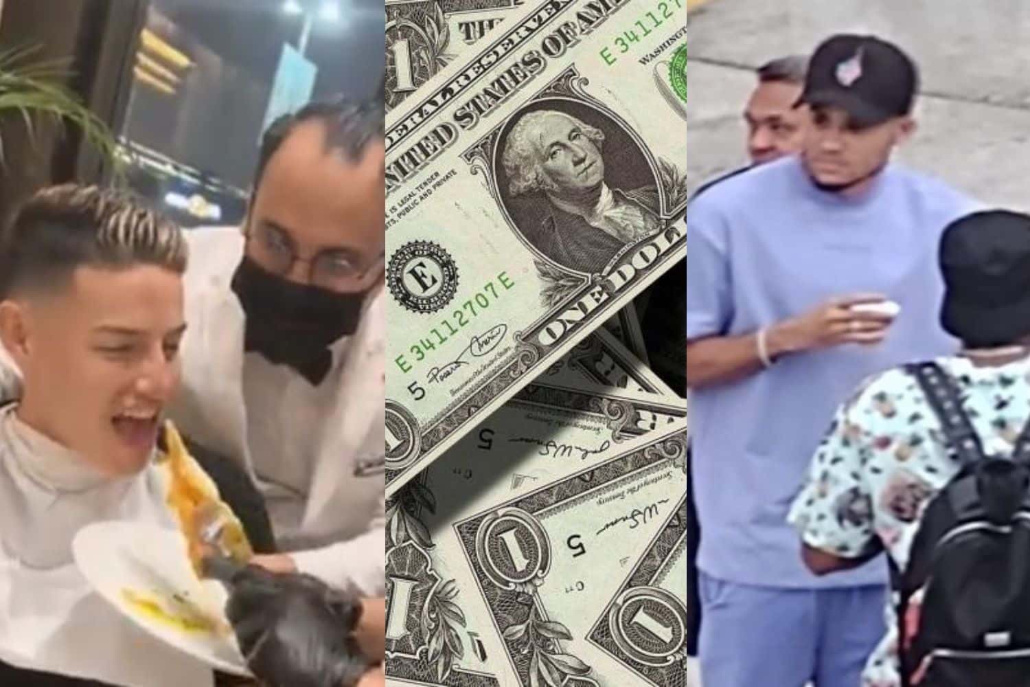 El jugador de Liverpool fiel a su estilo tuvo un gesto de humildad en comparación con James Rodríguez quien gastaría millones en restaurantes lujosos