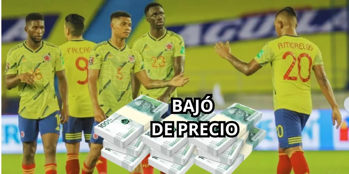 El jugador llegó a ser de los colombianos más caros y bajó de precio de forma acelerada.