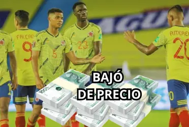 El jugador llegó a ser de los colombianos más caros y bajó de precio de forma acelerada.