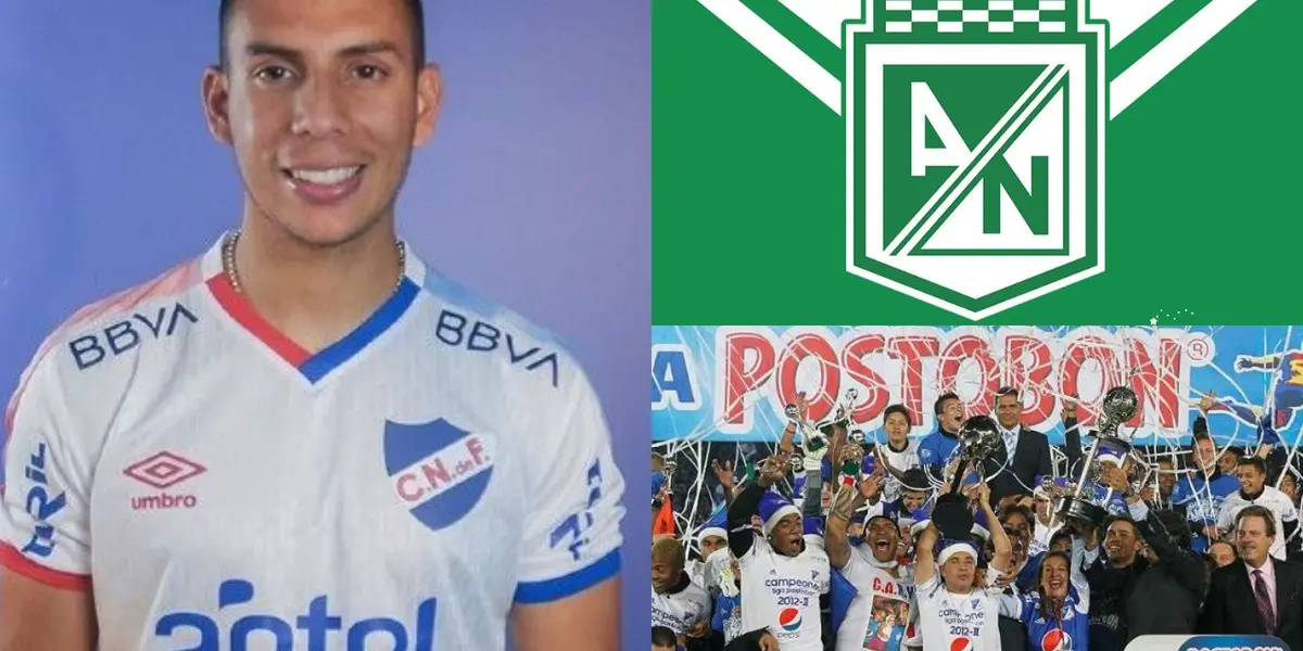 El jugador militó en Atlético Nacional y tras su salida de Nacional de Uruguay se podría dar su regreso a Colombia