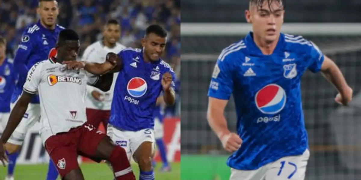 El jugador de Millonarios que mostró un buen rendimiento en la derrota ante el equipo brasileño por Copa Libertadores.