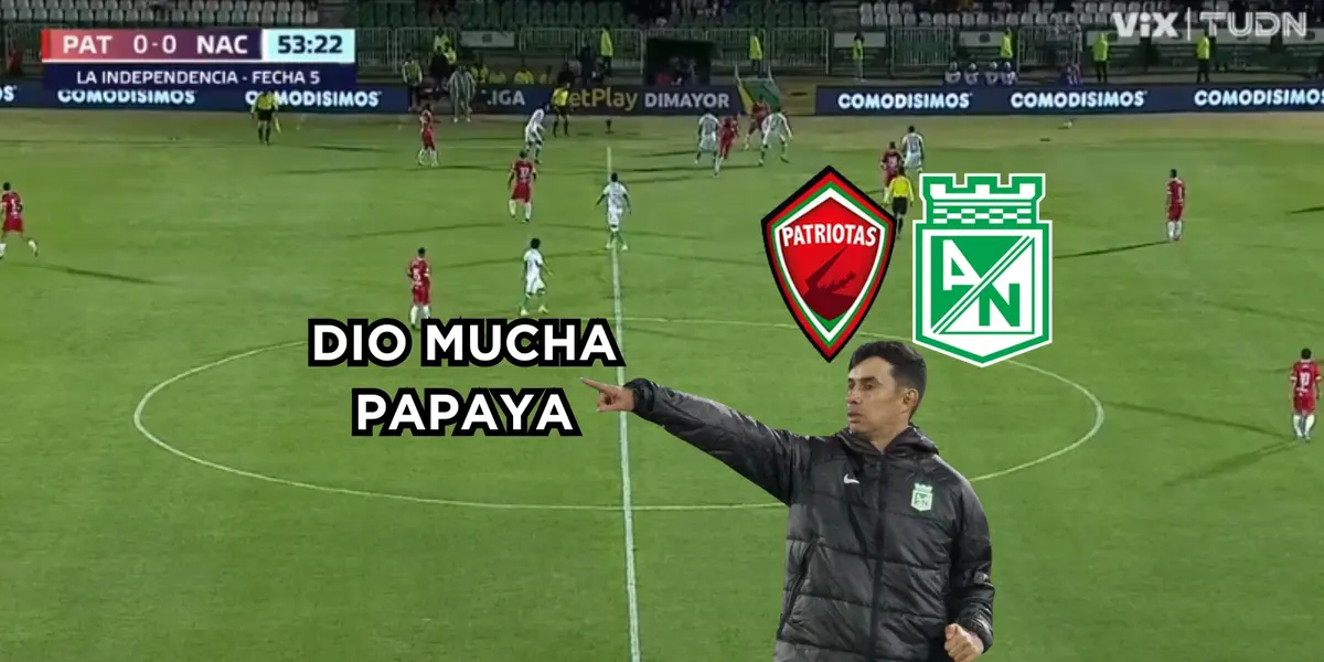 El jugador no completó el partido contra Patriotas. Foto captura de pantalla de Win Sports y Antena 2.