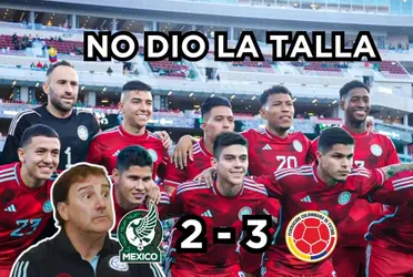 El jugador no dio la talla en el juego de Colombia contra México.