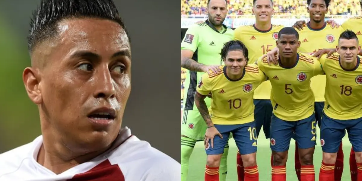 El jugador peruano se burló de Yerry Mina en la pasada fecha FIFA de la eliminatoria rumbo a Catar 2022.
