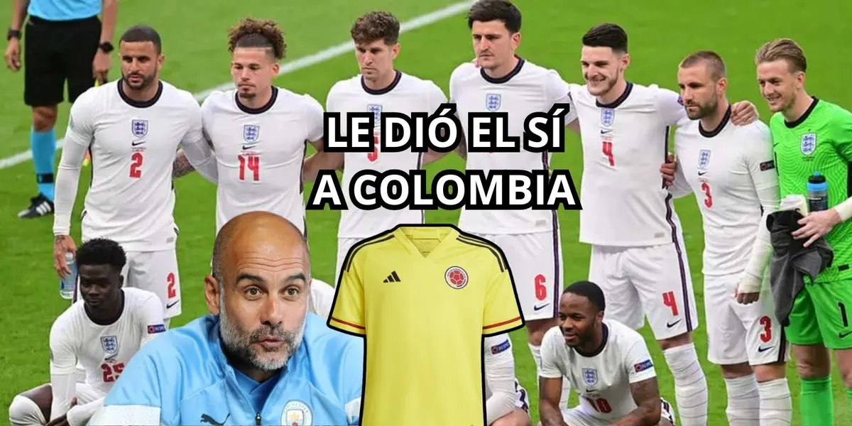 El jugador prefiere vestir el uniforme de Colombia que el de la Selección Inglaterra.