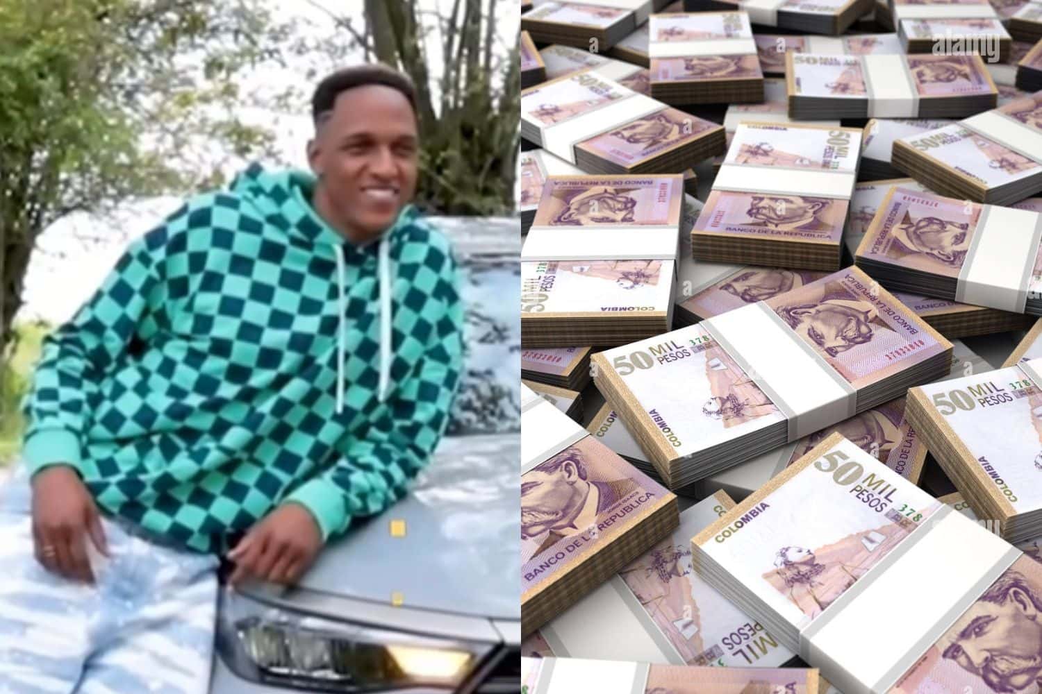 El jugador presumió en sus redes sociales su nuevo lujo, mientras se recuperaba de una lesión en Colombia