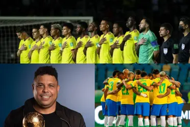 El jugador recibió la bendición de Ronaldo Nazario en Brasil y este eligió a dos jugadores de la Selección Colombia en su once ideal.