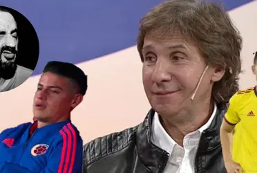 El jugador recibió un tremendo sablazo del periodista argentino