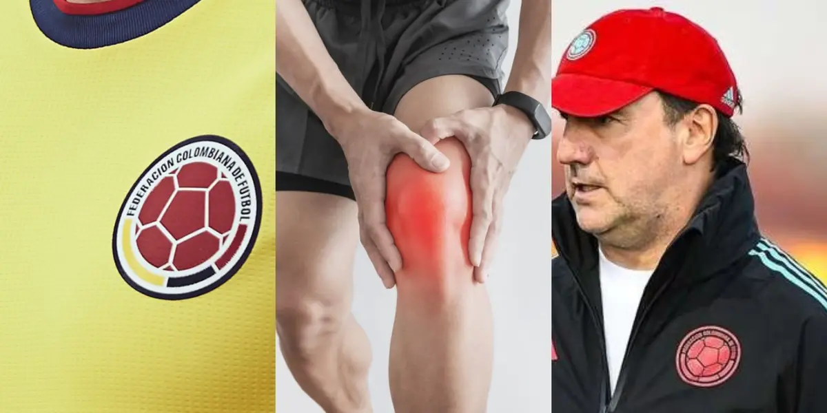 El jugador se lesionó en su club y prende las alarmas en la Selección Colombia.