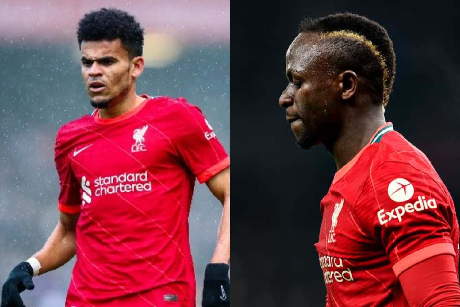 El jugador senegales fue sustituido por el colombiano en el partido de Liverpool ante Inter de Milán en la Champios League.