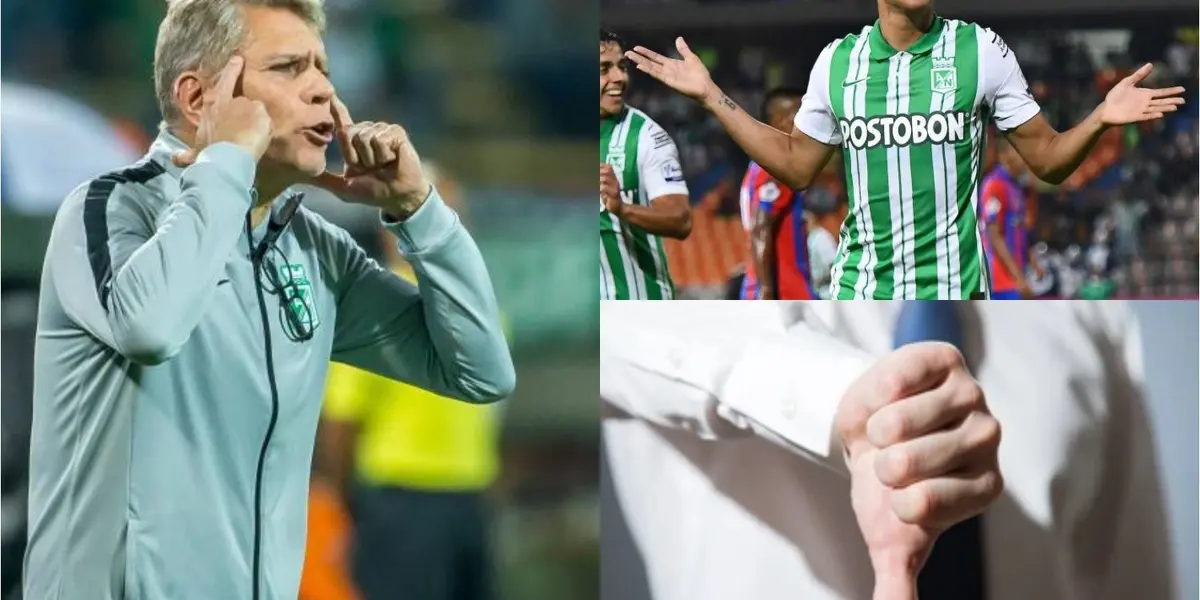 El jugador no sería tomado en cuenta por Paulo Autuori en Atlético Nacional