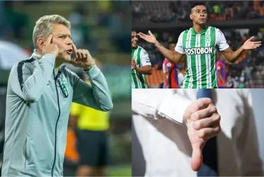 El jugador no sería tomado en cuenta por Paulo Autuori en Atlético Nacional