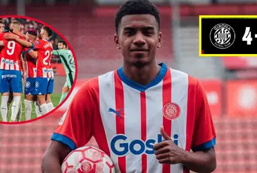 El jugador sigue sumando minutos en el sorpresivo Girona de España