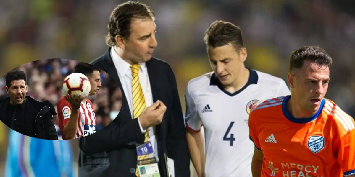 El jugador no tuvo un buen paso por Atlético de Madrid al mando de Diego Simeone quien no le dio casi minutos