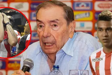 El jugador tuvo una insólita acción con el máximo accionista del Junior de Barranquilla