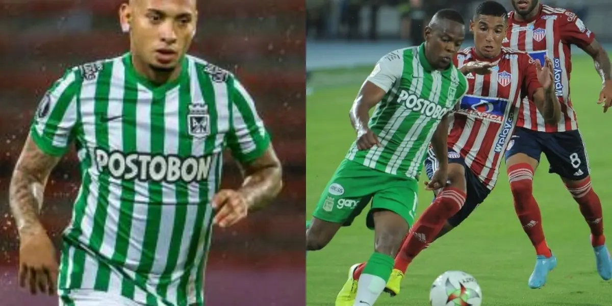 El jugador tuvo una insólita acción en el partido de Atlético Nacional ante Junior en Copa Colombia
