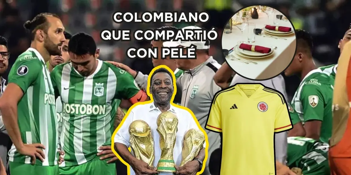 El jugador con un gol humilló a Atlético Nacional y el Rey Pelé en vida lo invitó a comer en su casa.