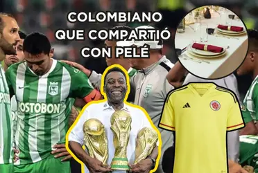 El jugador con un gol humilló a Atlético Nacional y el Rey Pelé en vida lo invitó a comer en su casa.