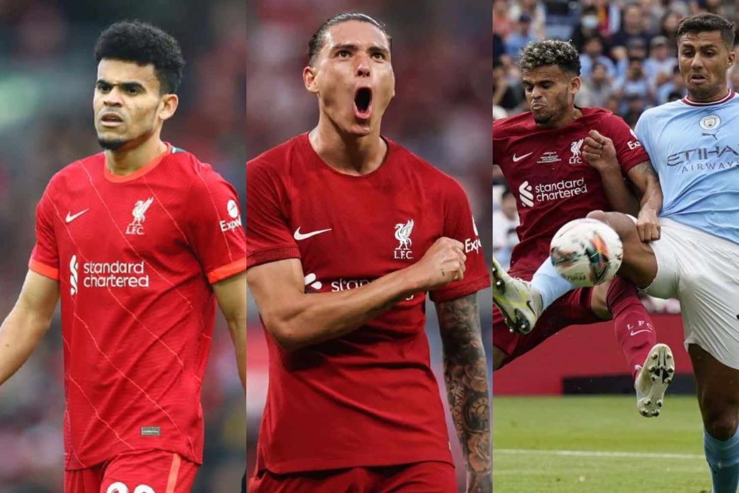 El jugador uruguayo es la nueva joya de Liverpool y habló sobre el atacante colombiano