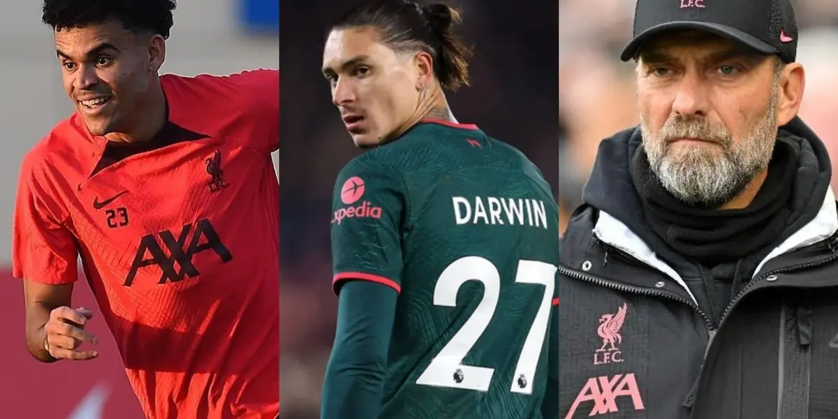 El jugador uruguayo se rindió ante Luis Díaz quien se viene recuperando tras ser operado por una lesión