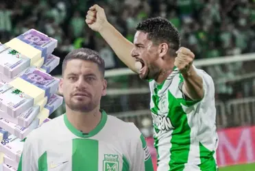 El jugador uruguayo sorprendió a todos en Atlético Nacional en su debut por Libertadores