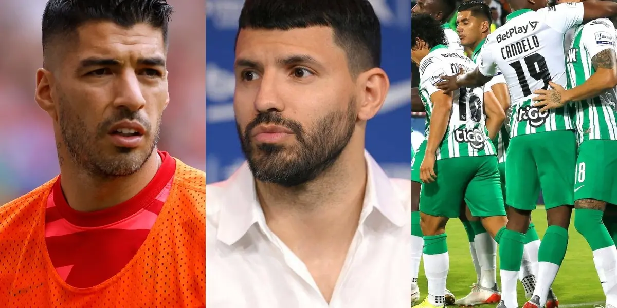 El jugador uruguayo y el argentino estaban en una transmisión cuando se vivió el insólito momento