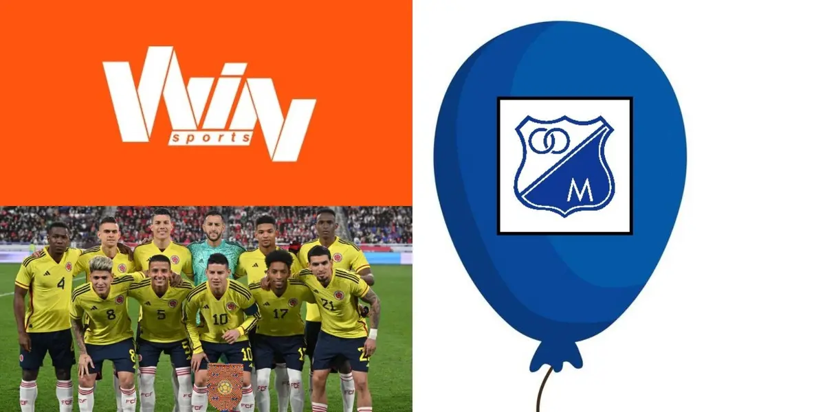 El jugador viene figurando en Millonarios FC y en Win Sports no se aguantan para hablarle de la Selección Colombia.