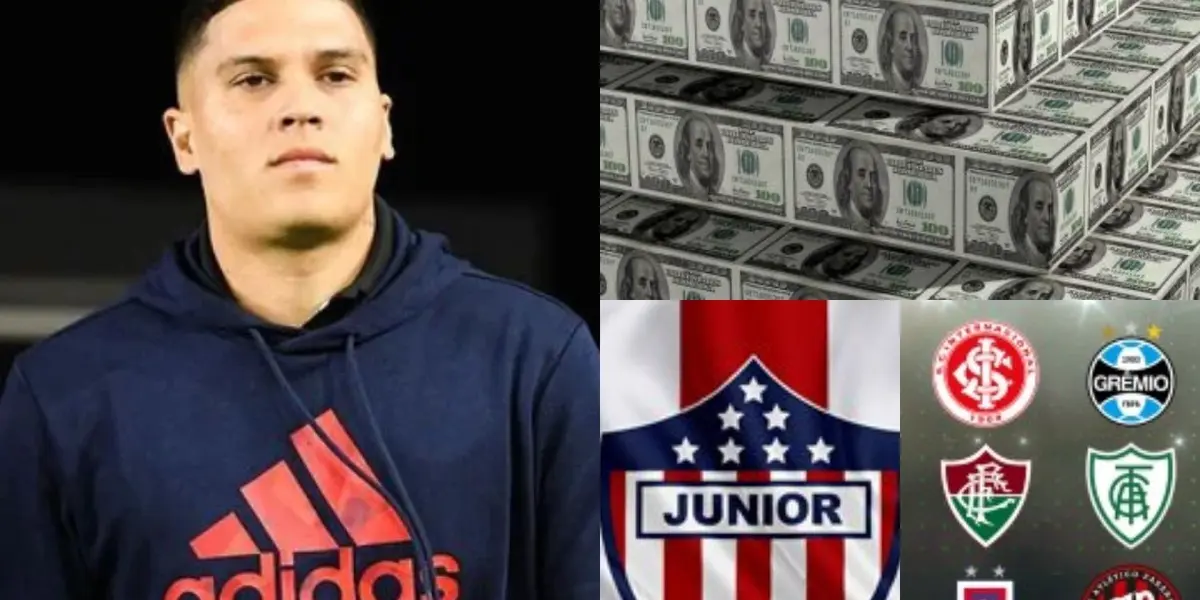 El jugador viene negociando con el Junior de Barranquilla, pero un grande de Brasil podría ficharlo