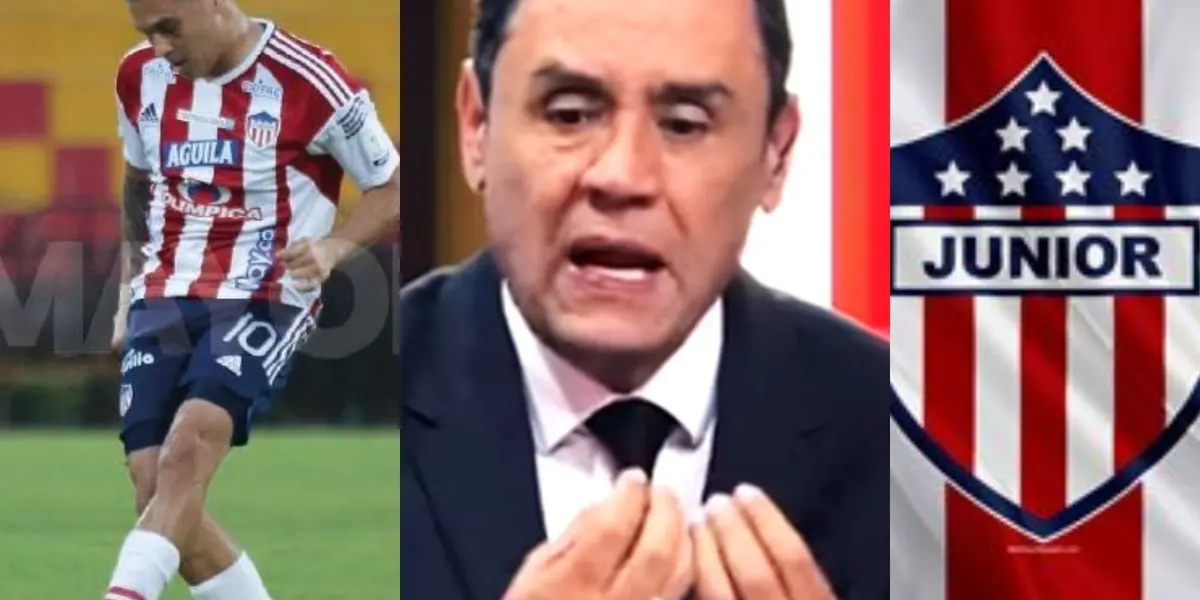 El Junior de Barranquilla recibió un duro comentario del periodista de ESPN quien barrió el piso con el club