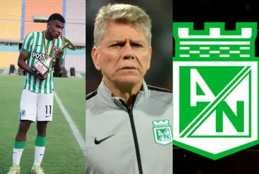 El juvenil, Jhon Solís subió al equipo principal de Atlético Nacional este año y ya debutó con el verde en la liga colombiana