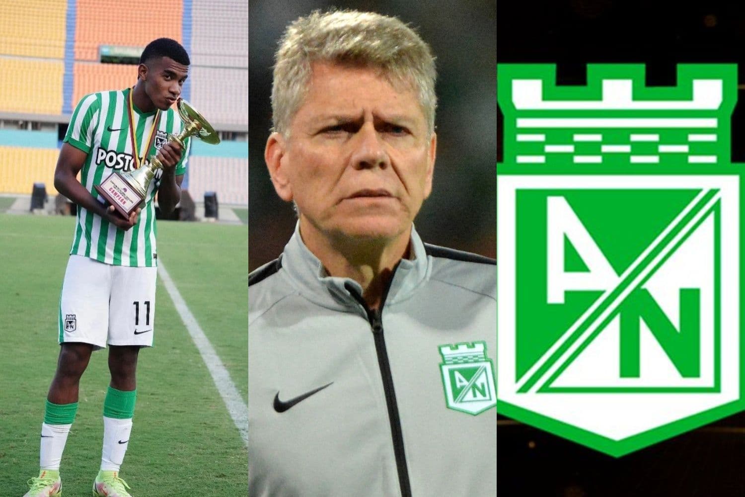 El juvenil, Jhon Solís subió al equipo principal de Atlético Nacional este año y ya debutó con el verde en la liga colombiana
