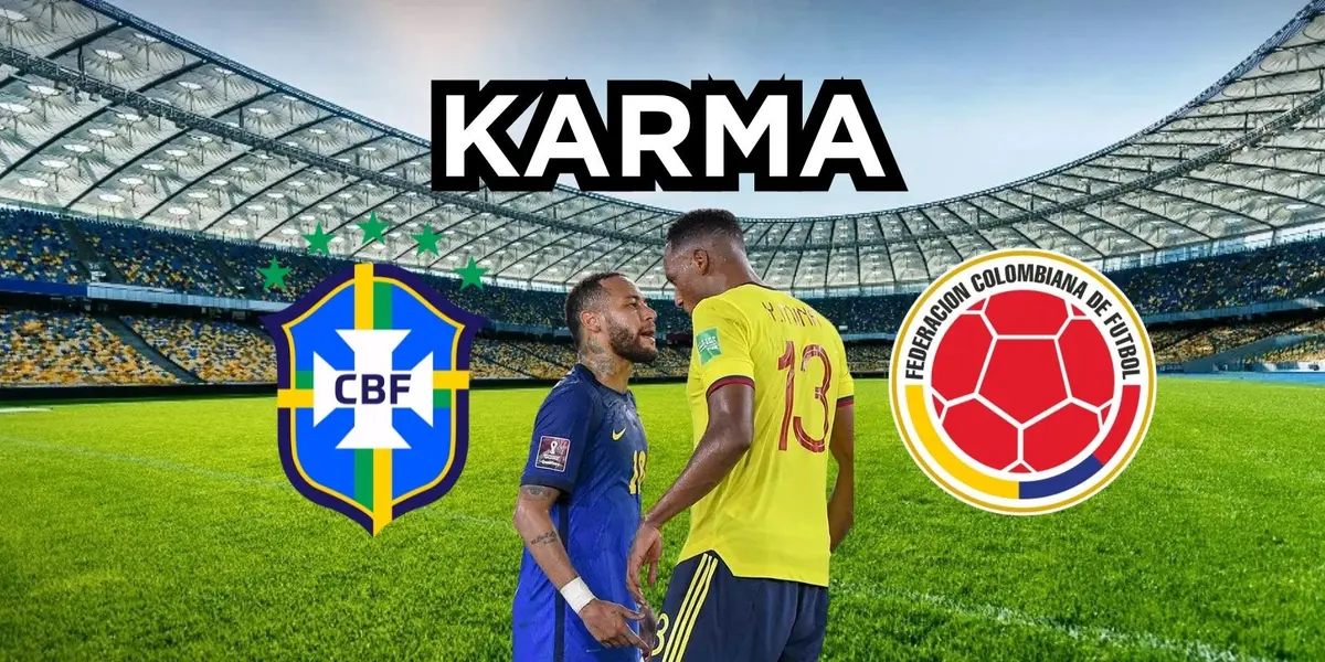 El karma hace de las suyas con Neymar a un mes de enfrentarse a Colombia.