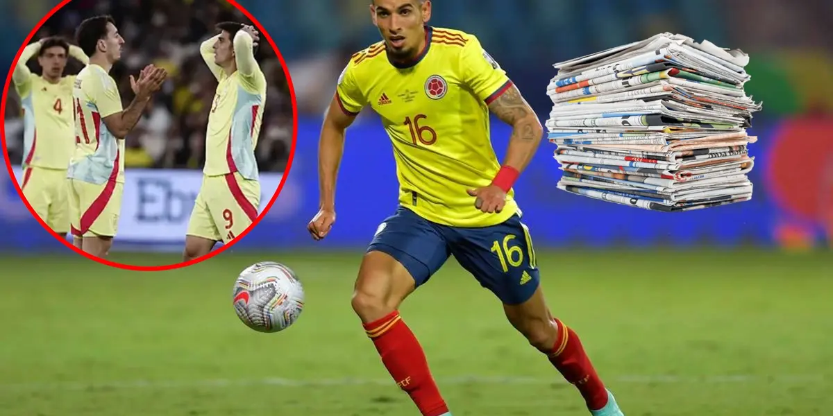 El lateral colombiano sorprendió a todos con un golazo ante España 
