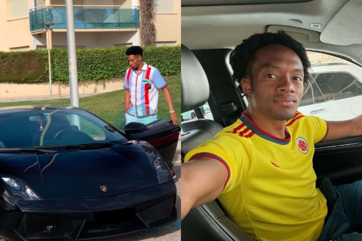 El lateral del Elche presume el lujoso carro que tiene en España
