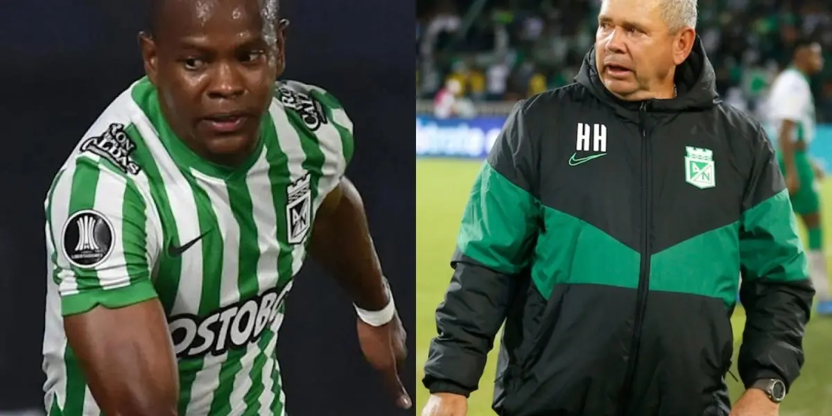 El lateral habló sobre el entrenador del cuadro verdolaga.