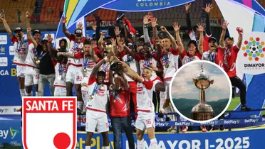 El León conquistó la décima y así quedan los cupos internacionales de cara a 2026 Foto: Conmebol, Independiente Santa Fe y Escudoteca