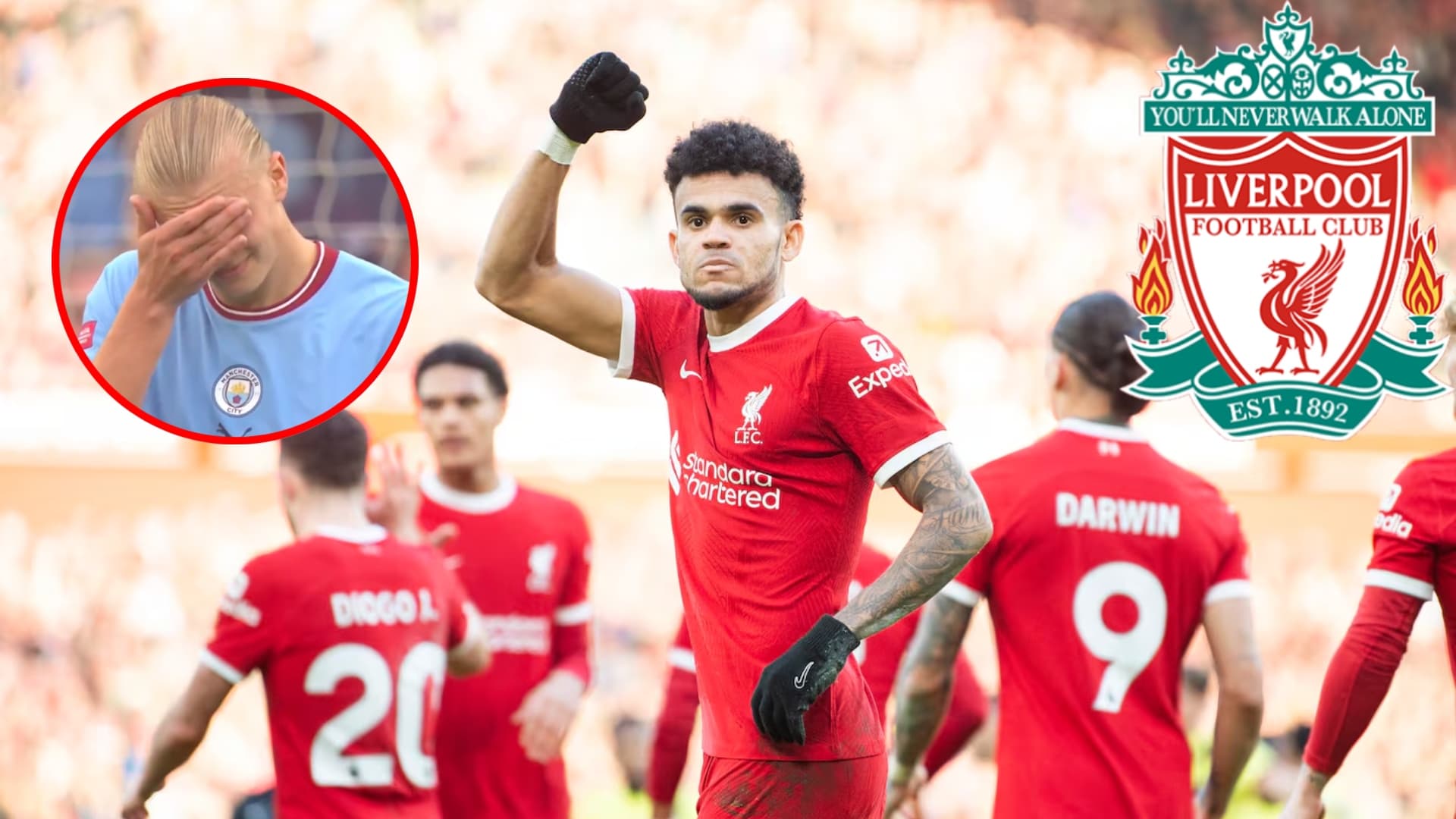El Liverpool de Luis Díaz podría recibir una buena noticia en Inglaterra