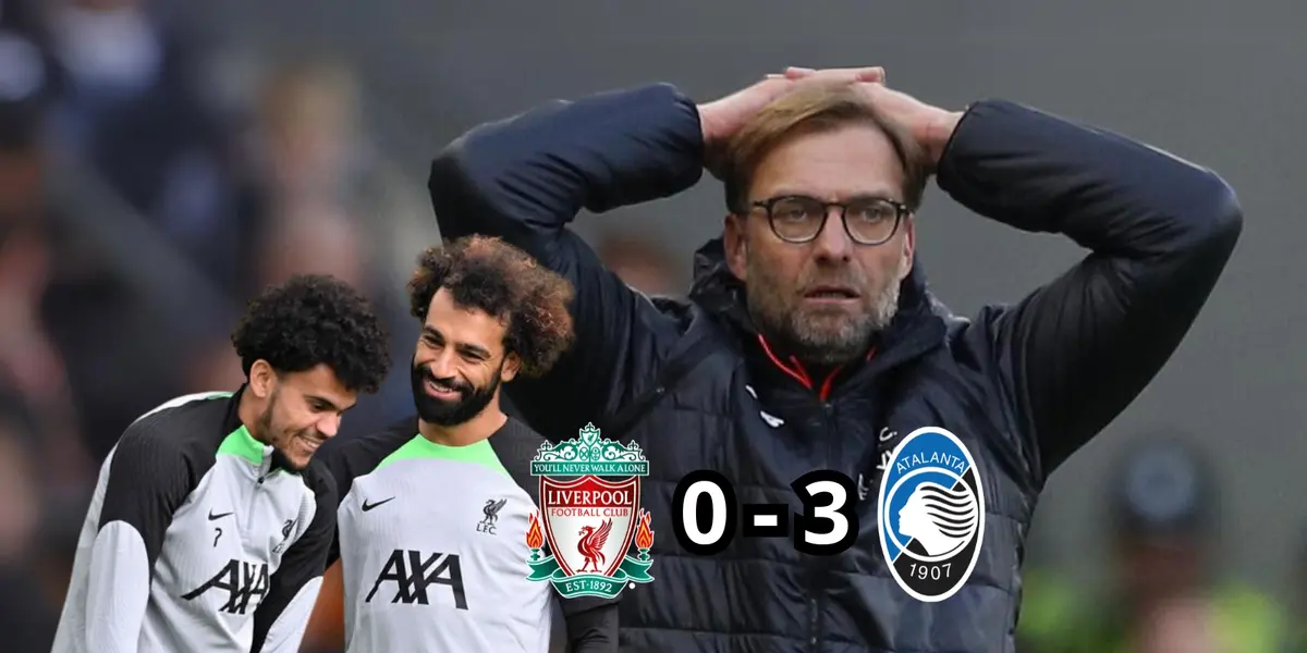 El Liverpool fue goleado en casa por parte del Atalanta. Foto tomada de Marca y Live Score.