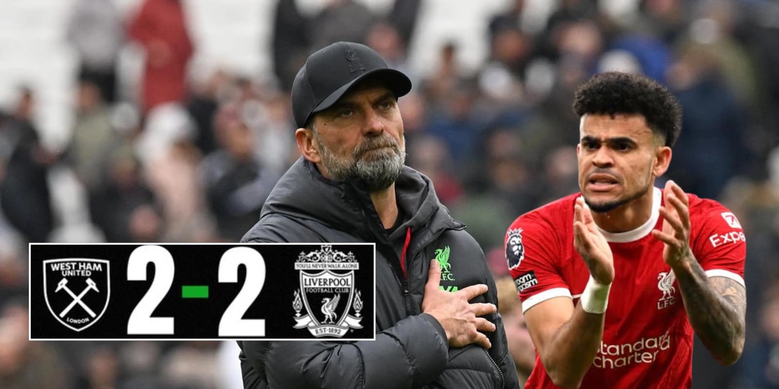 El Liverpool no pudo contra el West Ham United
