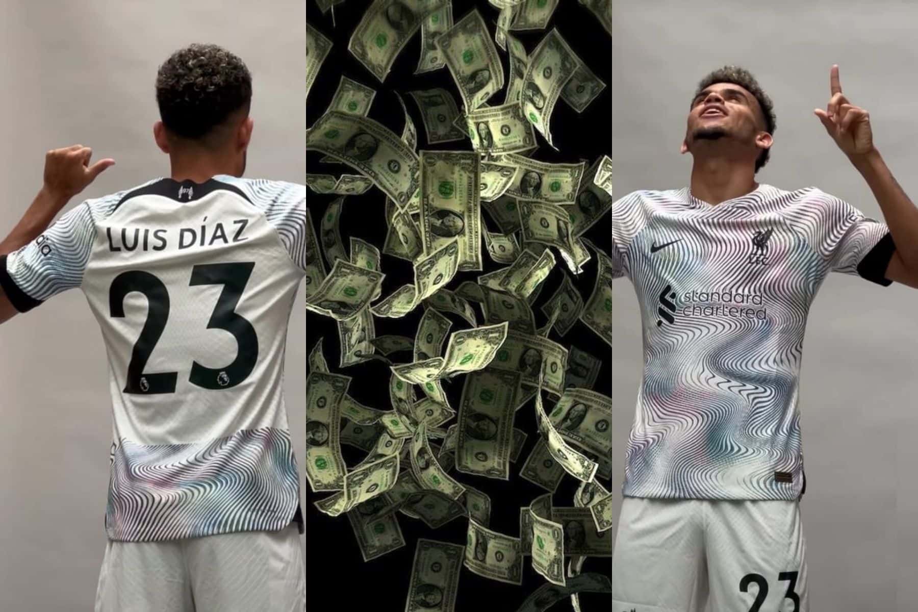 El Liverpool se está ganando una fortuna gracias al colombiano Luis Díaz.