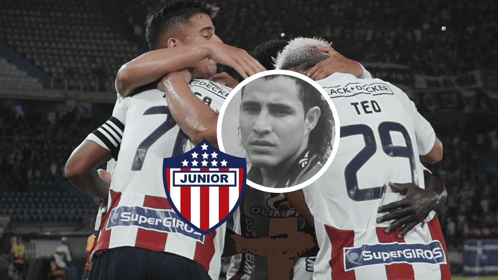 El llamativo homenaje que el Junior le hizo a Jorge Bolaño Foto: Escudoteca y Junior FC