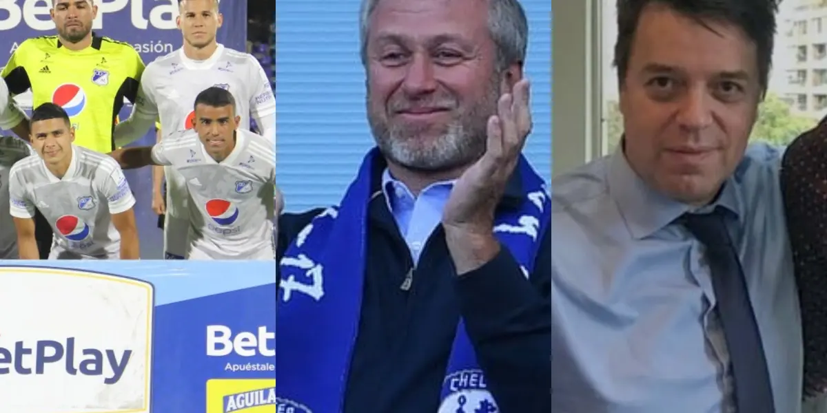 El magnate ruso Román Abramóvich puso a la venta el Chelsea y en paralelo llama la atención ver lo que sucede en clubes como Millonarios FC.