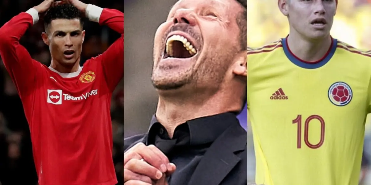 El Manchester United quedó eliminado en la Champions League y Cristiano Ronaldo no ocultó su molestia, hay quienes recordaron las pataletas de James Rodríguez en la Selección Colombia.