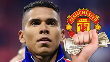 El Manchester United tendría que pagar una fuerte suma si quiere quedarse con Kevin Mier. Foto: Cruz Azul, Escudoteca y Pexels