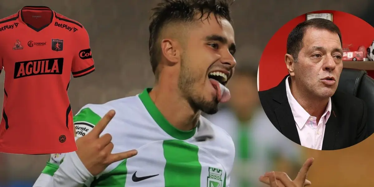 El máximo accionista del América de Cali habló sobre el exdelantero de Atlético Nacional