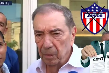 El máximo accionista del Junior contó con la mala suerte de dañar un fichaje para el tiburón