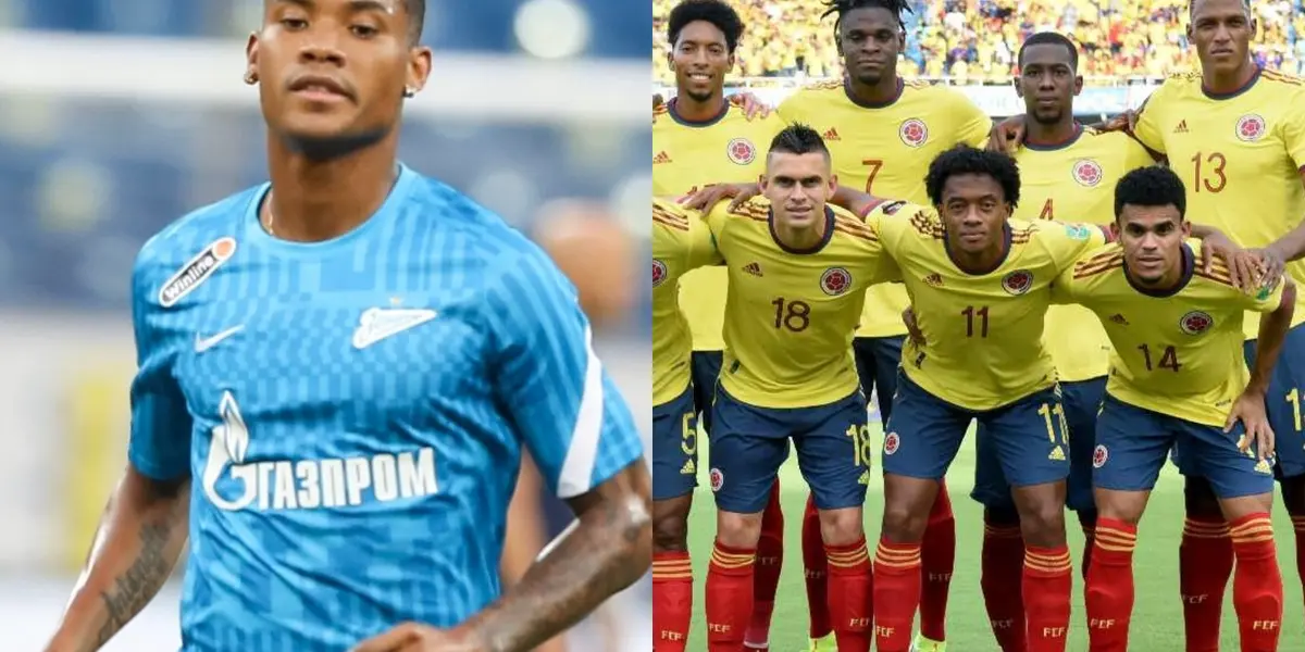El mediocampista salió campeón con el club en la liga de Rusia y recibió varios comentarios de sus compañeros de Selección Colombia.